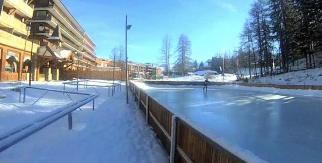 Studio a Uvernet Fours a 200 m des pistes avec terrasse amenagee Extérieur photo